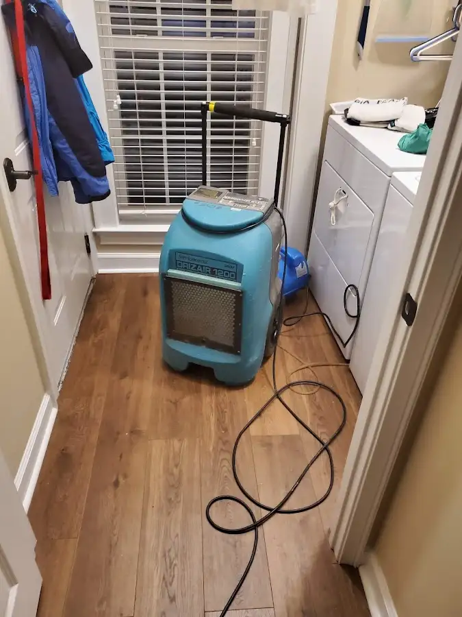 Commercial dehumidifier deployed for Flood Damage Cleanup in College Station