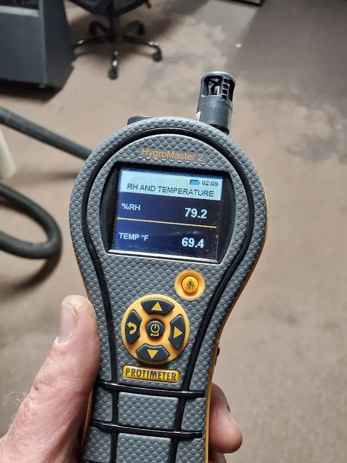 Moisture meter humidity assessment for Mold Remediation & Removal in College Station
