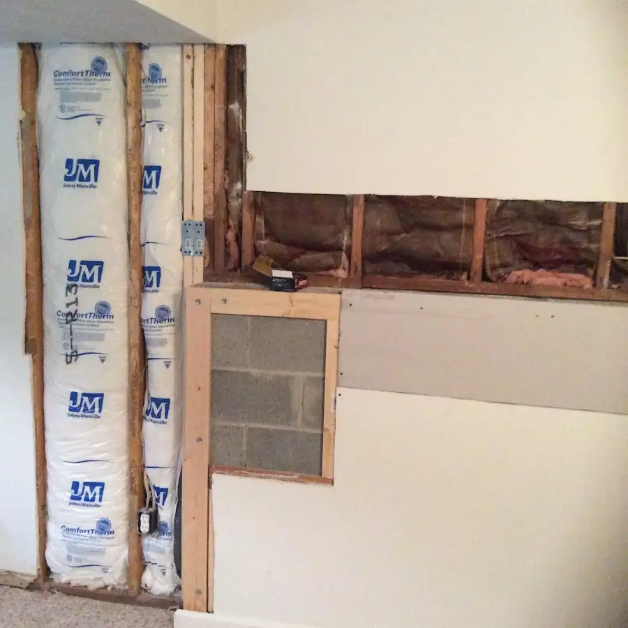 Wall insulation replacement during Structural Drying in College Station